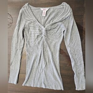 Pre-loved Women's Gray Long Sleeve Top